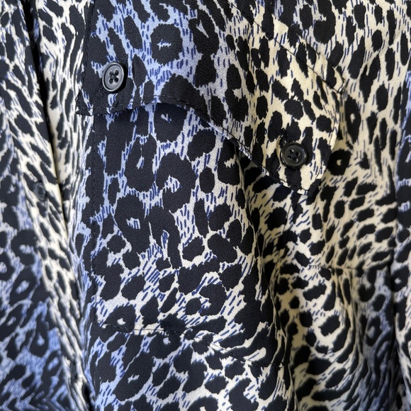 FYLO | NWT Animal Print Button Collared Blouse - Picture 10 of 15